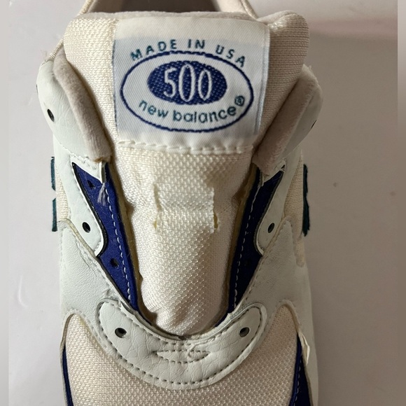 New Balance 500 Running Shoes White/Blue | Approx. Men’s Size 9.5-10 - Picture 11 of 16